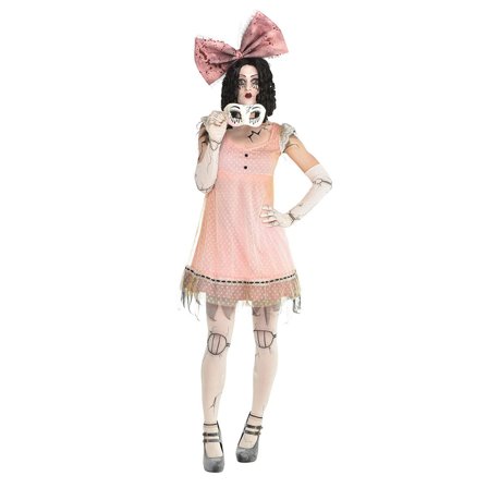 Skræmmende Dukke Kostume