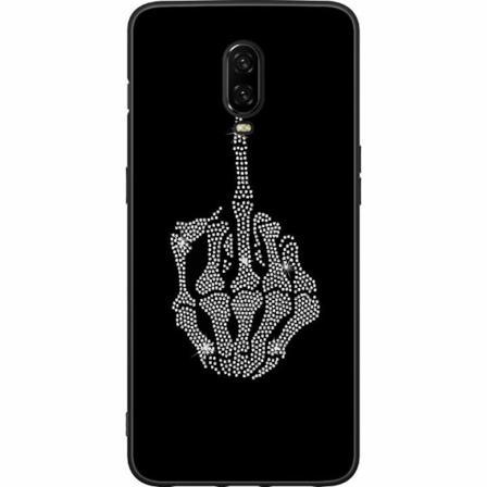 Oneplus 6t Svart Skal Fuck You Bling