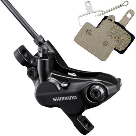 Shimano Deore BR-MT520 Nelimäntäjarrusatula Jarrupalojen Kanssa