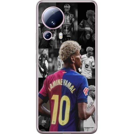Kompatibelt Mobilskal till Xiaomi Xiaomi 13 Lite Yamal FC Barcelona fotboll stjärnskott 2025