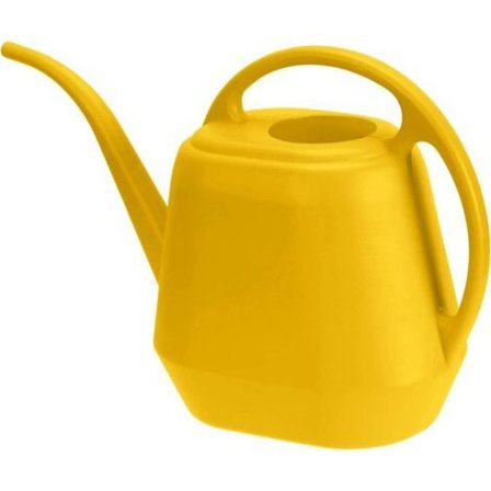 Plastik Vandkande Lang Mund Fortykkelse Vandkande Grøntsag Plantning Blæsestøbning Havearbejde Bruser 4L (Brun)