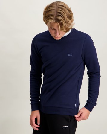 BOSS SWEATSHIRT Blå Tröjor Kille - Kids Brand Store