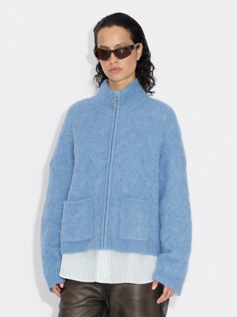 Holzweiler Tine Powder Cardigan - Blue - Women's - XL