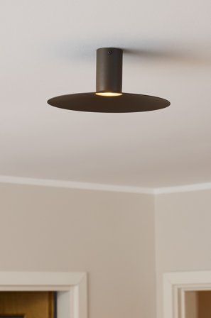 Jotex - EVAN taklampe Ø 25 cm Brun - Kjøp Taklamper hos Jotex