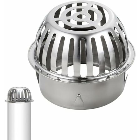 MH-(Diameter: 110mm) Tagrendebeskytter i 304 rustfrit stål