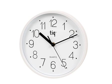 Väggur 22,5cm vit - Lyreco - Kontorsmöbler och inredning - Väggur - Väggur