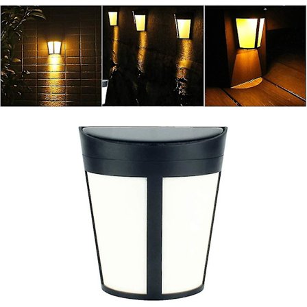 1 stk Solcelle-Væglampe Udendørs Solcelle-Havelampe Vandafvisende Havelampe Hækkelampe