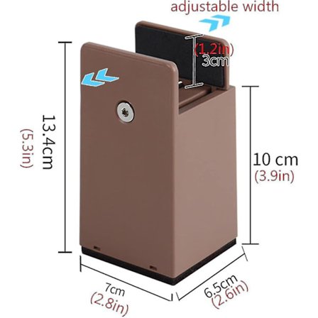 Sängynkorottajat, säädettävät huonekalujen korottajat, sohvapöydän tuolin korottajat, huonekalujen korotustyyny, korotetut tuolin korottajat, sopii 3-