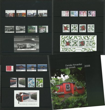 Danmark - Årsmappe 2008 - Postfrisk