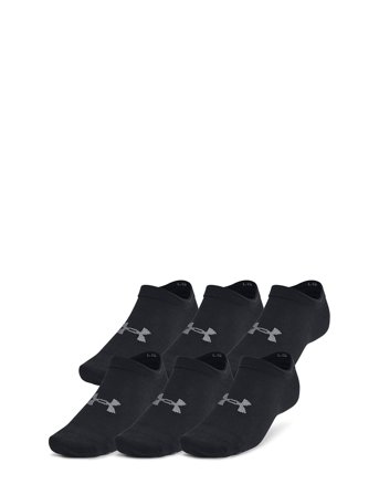 Under Armour Ua Essential No Show 6Pk - Black - S