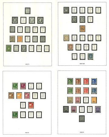 Norge til 1980 - Samling i 1 frimærkealbum