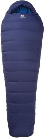 Mountain Equipment Olympus 450 Long Left Zip -5°C untuvamakuupussi, sininen