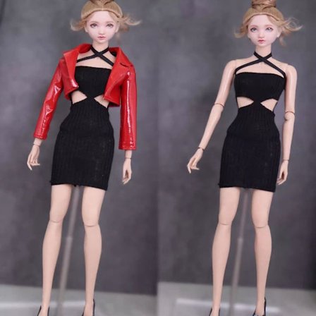 Dukke Festtøj Dukke Kjoler 8 8