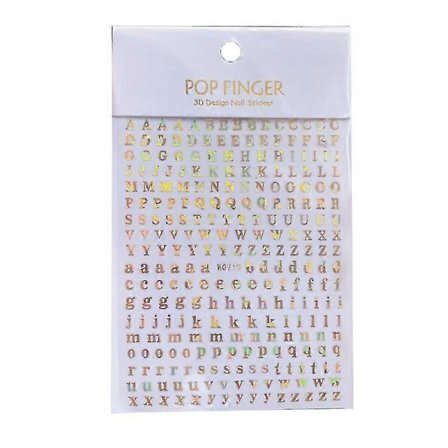 [LLC] 26 Bogstaver Store og Små Bogstaver Selvklæbende Mærkater Kompatibel med Kuvert