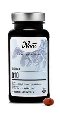 Nani Q10 Ubiquinol Vegetabilsk 60 kaps, Helse & Madvarer, Ingredienser, Q10