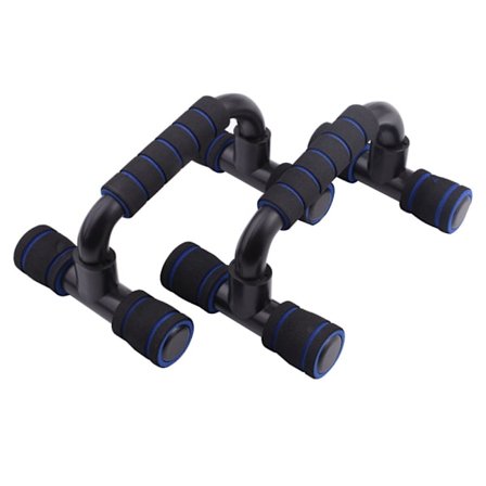 Push Up Bar, Push Up Stativ Fitness med Stålstang & Skumhåndtak