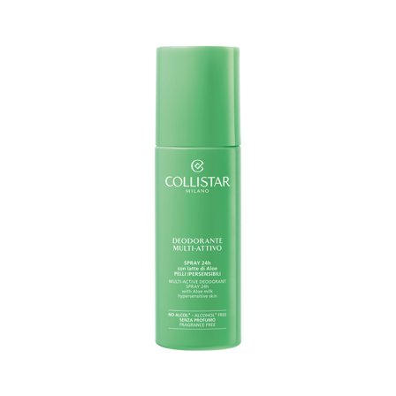Collistar Deodorante Multi-Attivo Spray Al Latte Di Aloe 24 H 100ml - Deodorante Spray