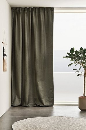 Jotex - Verduisteringsgordijn - 1-pack Grijsgroen Grijsgroen - MANE - Koop Multifunctionele gordijnen bij Jotex