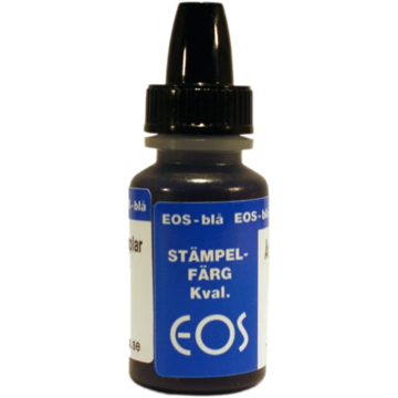 Stempelfarge EOS 10ml Blå
