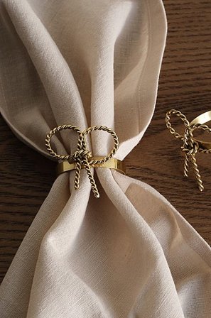 Jotex - 2-pack Servettring Guld CUTE - Köp Kökstillbehör hos Jotex