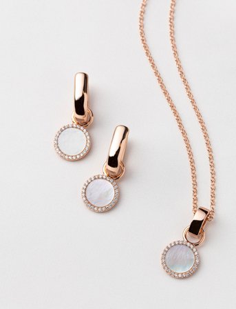 Marmara Sterling Goldplated Mother Of Pearl Earrings - Gold - ONE SIZE