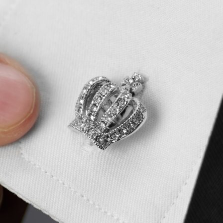 Boutons de manchette Couronne royale pour hommes - pour Hommes - Warren Asher