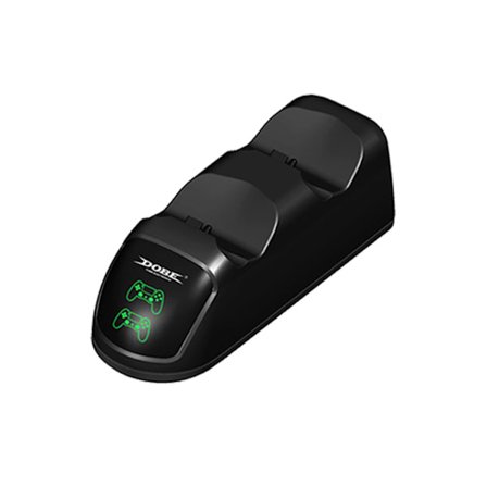 1-pak DOBE PS4 Spilkonsol Oplader PS4slimPRO Controller Dobbelt Oplader PS4 Controller Oplader TP4-889