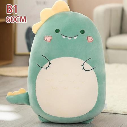 Squish Super blødt plys legetøjsdyr Kawaii Unicorm Dinosaur Lion Blød stor pude Dinosaur 60CM