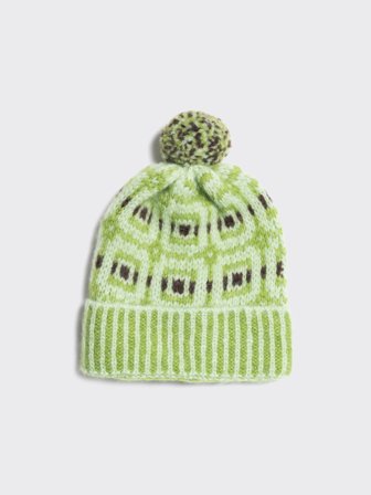 Holzweiler - Norwegian Wool Beanie - Green Mix - One size