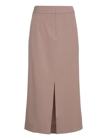 Vivar Hw Long Skirt - Noos Brown Vila