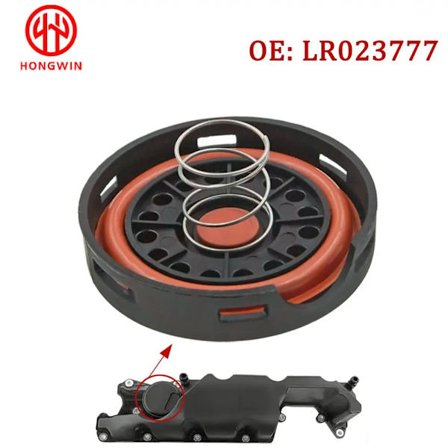 LR023777 Nyt motor-PCV-ventildæksreparationssæt med membran til Land Rover Freelander 2 Volvo XC60 XC70 XC90 S80 V70 31319642