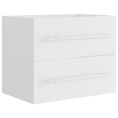 Vidaxl Tvättställsskåp Vit 60x38,5x48 Cm Spånskiva Vit