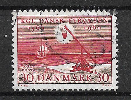 Danmark - AFA 386x - Stemplet