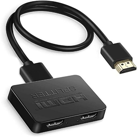 4K HDMI -jakaja 1 sisään, 2 ulos