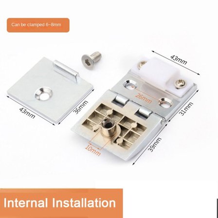 Lasioven saranan kehyksetön puristin TYYLI 1 TYYLI 1