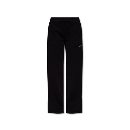 Off White Sweatpants with slits Sort, Dame