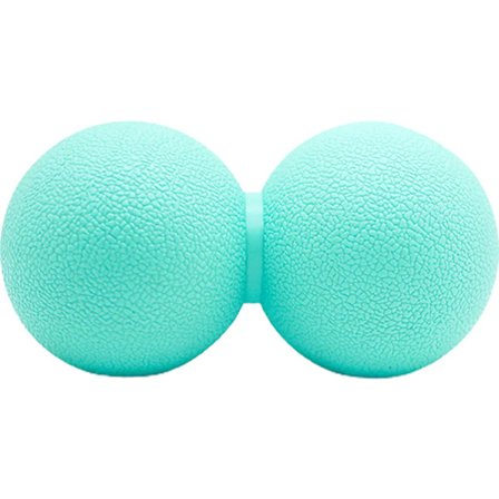 Peanut Duo Ball og Massage Ball Sæt Fascia Ball til Massage af Nakke, Skuldre og Ryg, (Grøn)