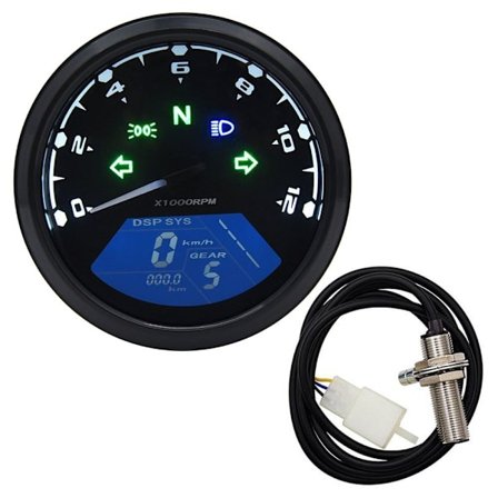 Motorcykel Speedometer Odometer Tachometer