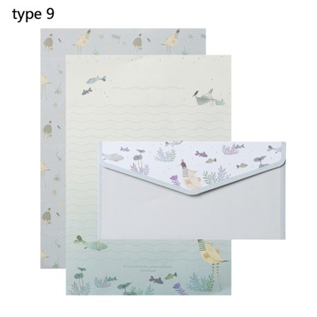 Brevpapper Skrivpapper 6st TYP 9 TYP 9