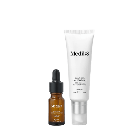 Medik8 Balance Moisturiser with Glycolic Acid Activator 50 + Dagcreme Dam 10ML