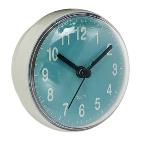 Vækkeur Vækkeure Sengelampe Mini Sugekop Væg Ur Badeværelse Anti-dug Vandtæt Vækkeur Køkken Toilet Ur Lille Quartz Ur Bordur