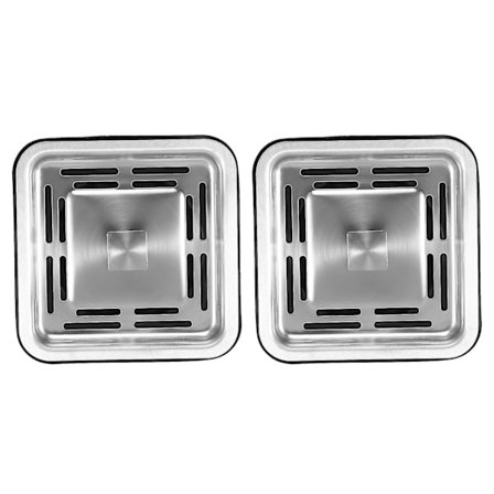 2 kpl Neliön Muotoinen Pesualtaan Suodatin Tulppa Keittiöallas Viemäri Verkko Tulppa Kori Suodatin Jäte Tulppa Keittiö Sovellus