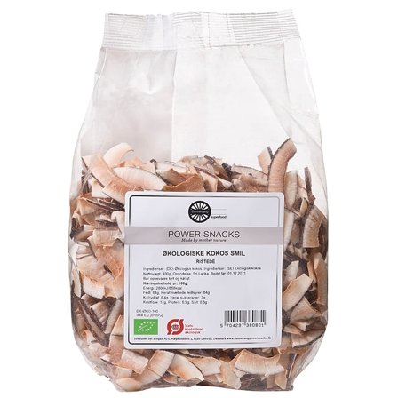 Dannevang Kokos Smil Ristede Ø 400 g, Helse & Madvarer, Tørret Frugt & Nødder, Tørret Frugt