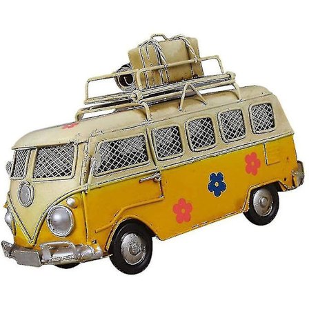 Kreativ Jern Sparegris Vintage Bus Form Møntboks
