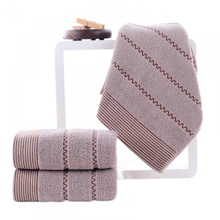 Ultra Imeyvät & Pehmeät Puuvillakäsipyyhkeet (2-Pakkaus, 33x73CM) Kylpyyn, Käsiin, Kasvoille, Kuntosalille ja Spa:lle