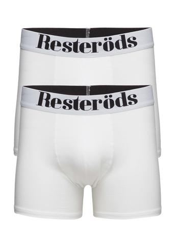 Resteröds 2 Pack Gunnar Boxer Boksershorts Hvit Resteröds