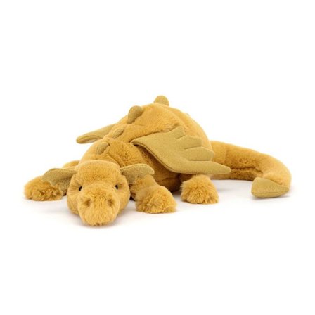 Jellycat Gyllene Drake Plyschleksak Stor 50 cm