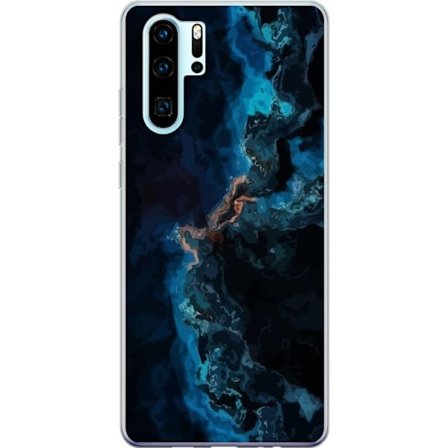 Kompatibelt Mobilskal till Huawei Huawei P30 Pro Galaxy Marmor