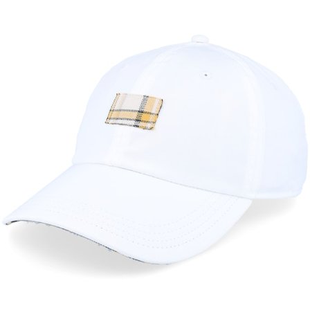 Equip - White unconstructed Czapka Z Daszkiem - White Quilted Dad Cap @ Hatstore