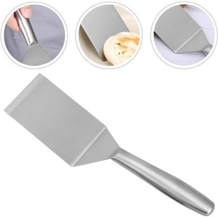 Metal madlavningspande spatel pandekage spatel egnet til bøf, æg og pandekager